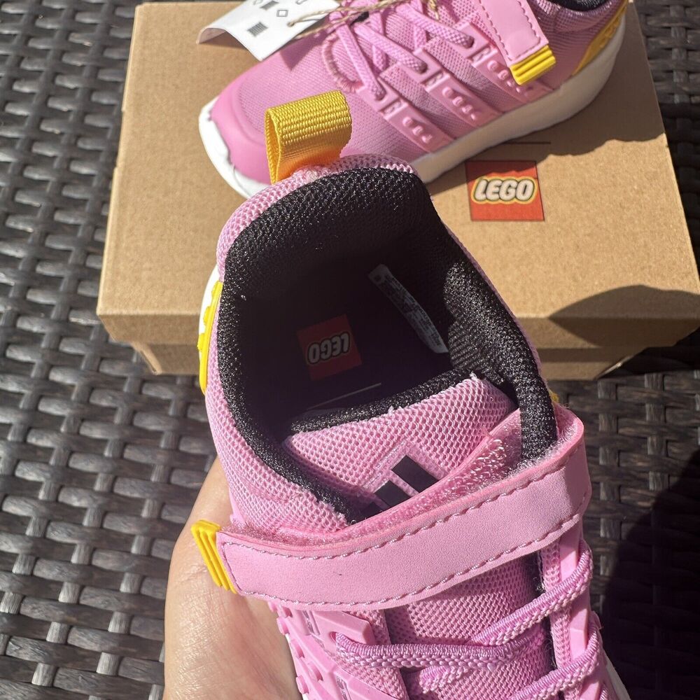 Adidas x LEGO Racer TR21 Elastic Laces and Top Strap Kid's Shoes ID7367 - Picture 12 of 16